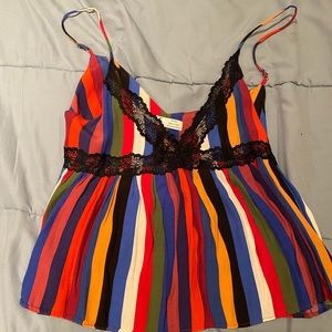 Multi colored camisole